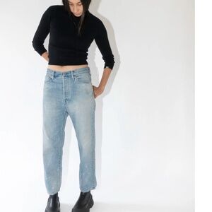 Chimala Selvedge Wide Tapered Cut in Light Vintage